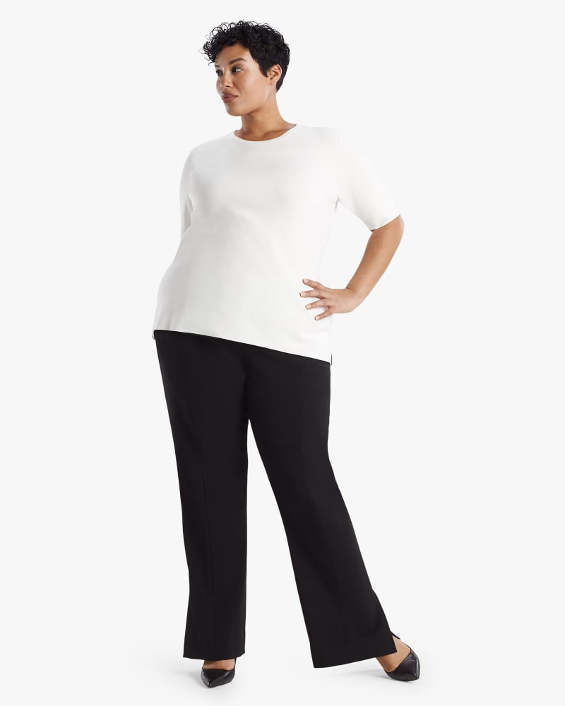 Plus size model wearing Mercado Trouser by M.M.LaFleur | Dia&Co | dia_product_style_image_id:160654